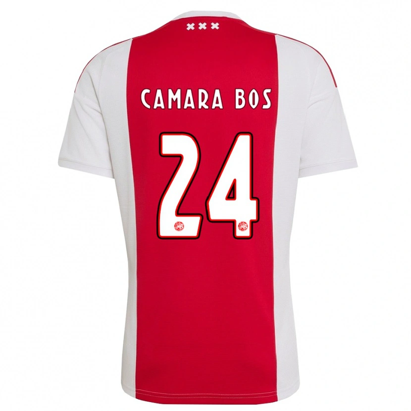 Danxen Criança Camisola Daniel Camara Bos #24 Vermelho Branco Amarelo Principal 2026/27 Camisa Brasil