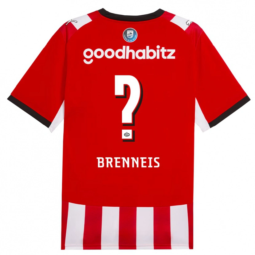 Danxen Criança Camisola Nick Brenneis #0 Vermelho Branco Preto Principal 2026/27 Camisa Brasil
