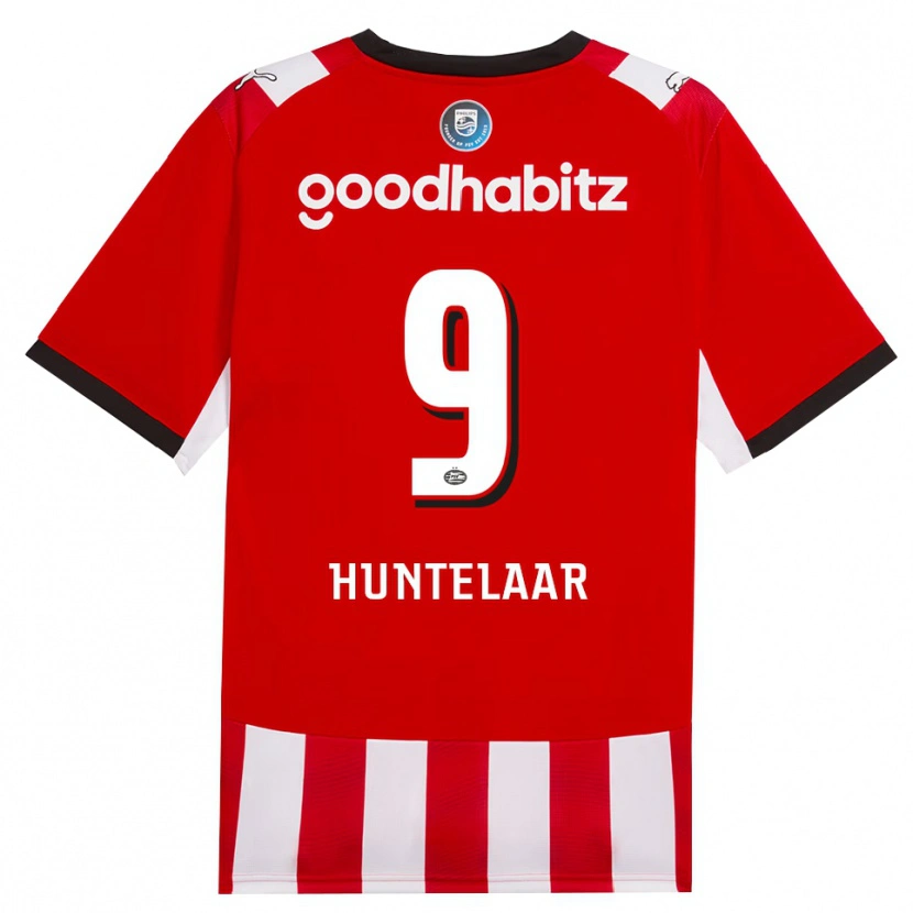 Danxen Criança Camisola Seb Huntelaar #9 Vermelho Branco Preto Principal 2026/27 Camisa Brasil