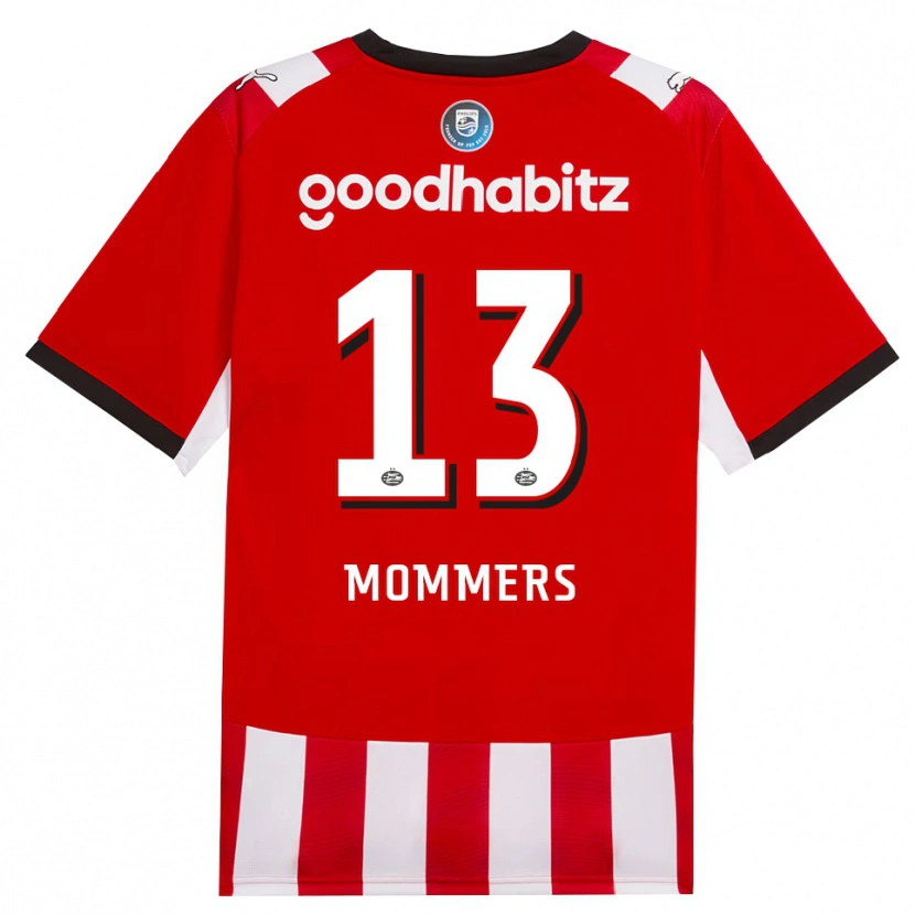 Danxen Criança Camisola Ryan Mommers #13 Vermelho Branco Preto Principal 2026/27 Camisa Brasil