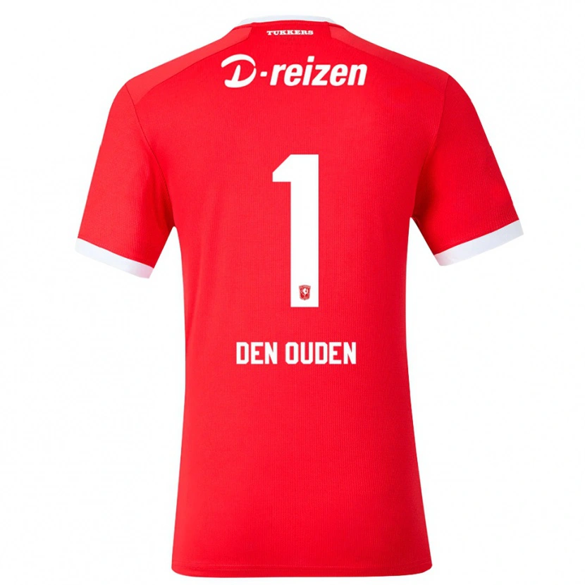 Danxen Criança Camisola Jim Den Ouden #1 Vermelho Branco Principal 2026/27 Camisa Brasil