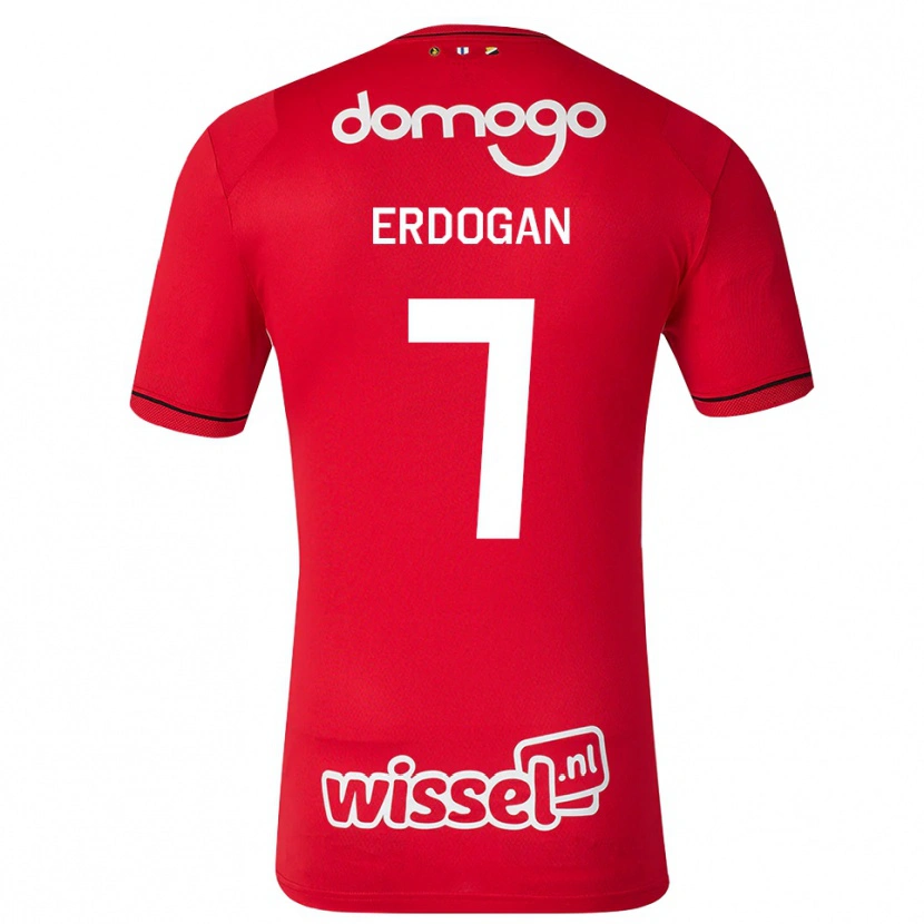 Danxen Criança Camisola Talha Erdogan #7 Vermelho Branco Preto Principal 2026/27 Camisa Brasil