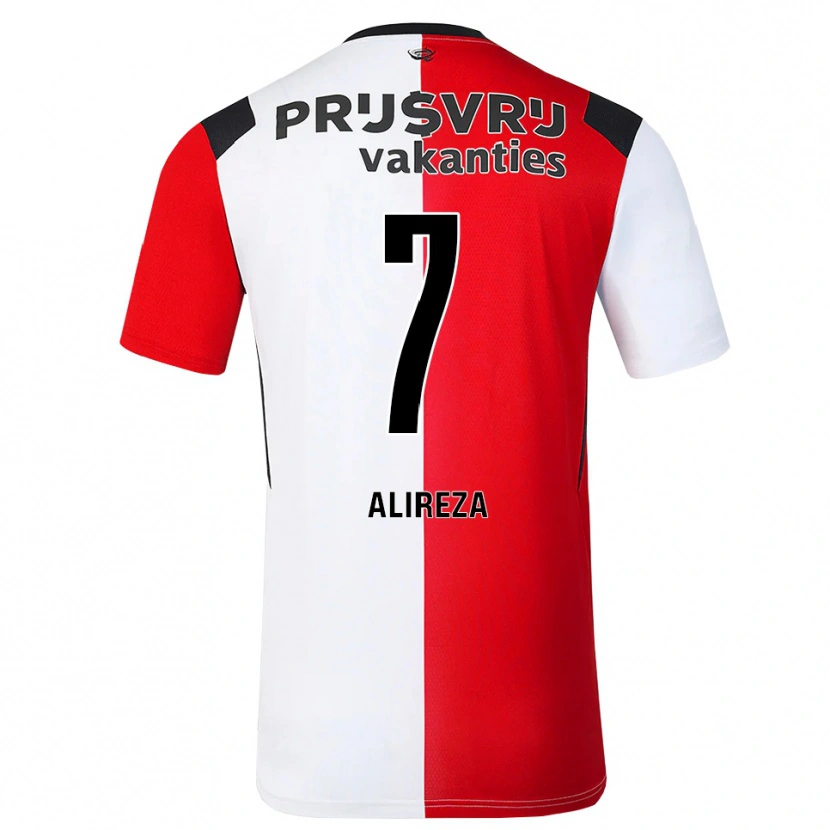 Danxen Criança Camisola Alireza Jahanbakhsh #7 Vermelho Branco Preto Principal 2026/27 Camisa Brasil