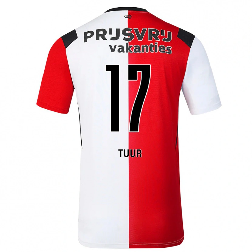 Danxen Criança Camisola Jay-Sean Tuur #17 Vermelho Branco Preto Principal 2026/27 Camisa Brasil