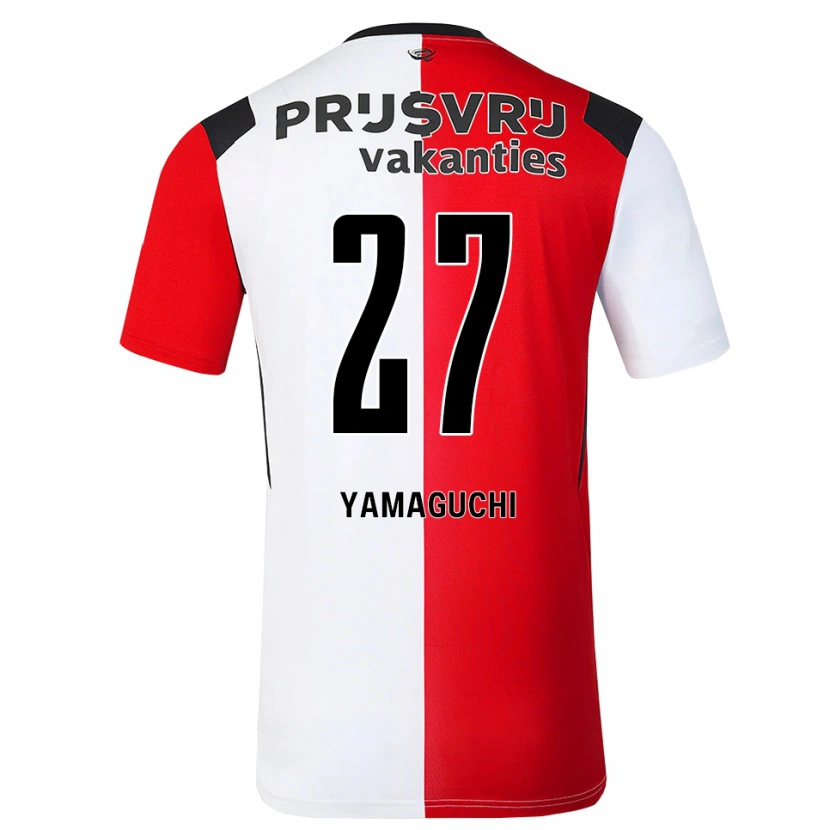 Danxen Criança Camisola Keina Yamaguchi #27 Vermelho Branco Preto Principal 2026/27 Camisa Brasil