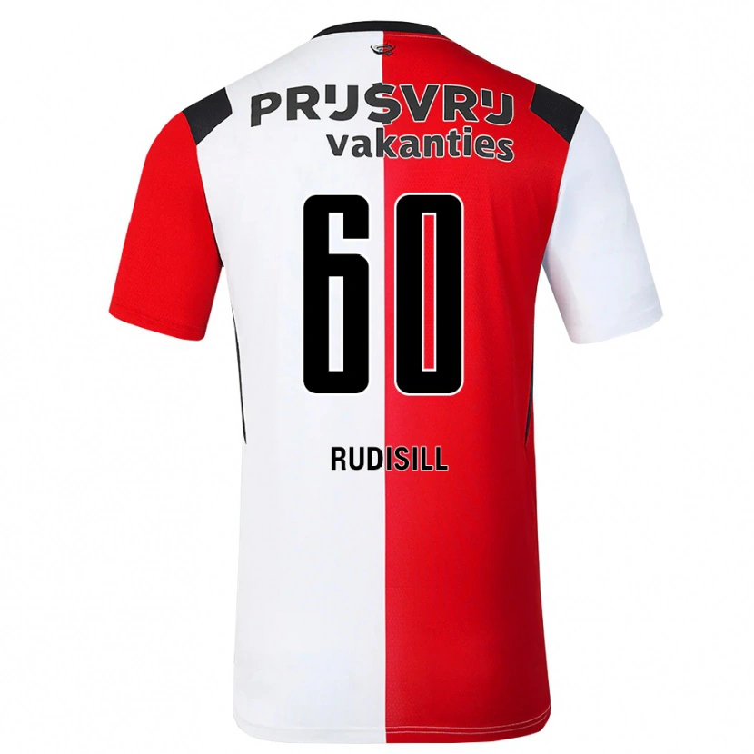 Danxen Criança Camisola Paulo Rudisill #60 Vermelho Branco Preto Principal 2026/27 Camisa Brasil