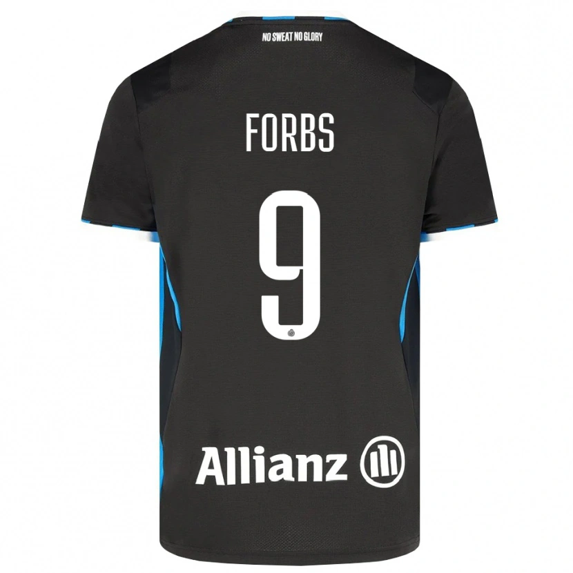 Danxen Criança Camisola Carlos Forbs #9 Preto Vermelho Azul Principal 2026/27 Camisa Brasil