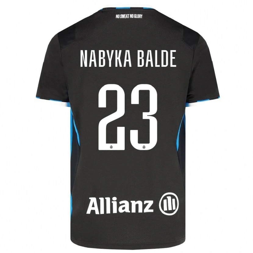 Danxen Criança Camisola Mamadou Balde #23 Preto Vermelho Azul Principal 2026/27 Camisa Brasil
