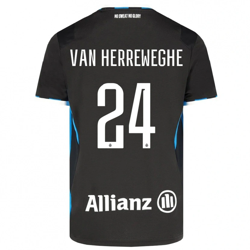 Danxen Criança Camisola Febe Van Herreweghe #24 Preto Vermelho Azul Principal 2026/27 Camisa Brasil