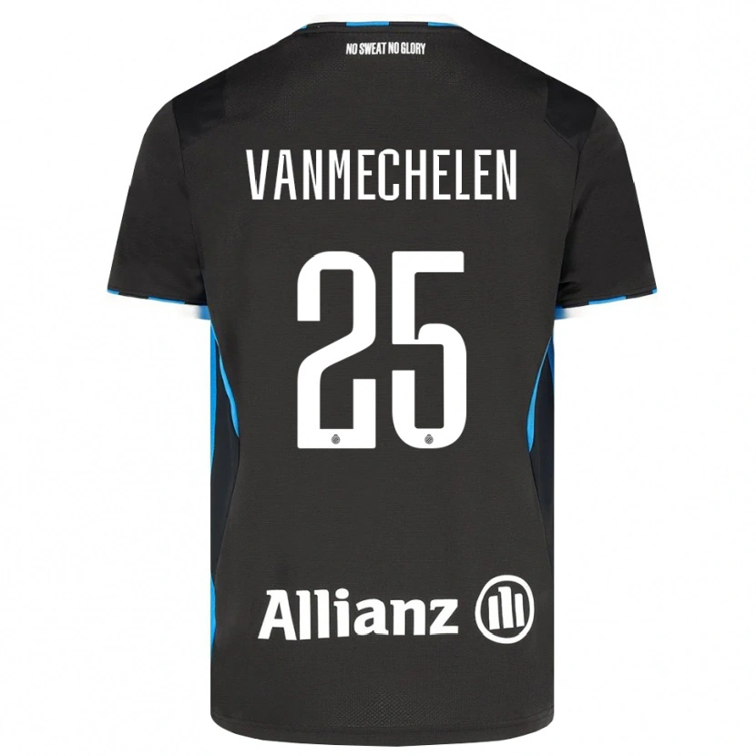 Danxen Criança Camisola Davinia Vanmechelen #25 Preto Vermelho Azul Principal 2026/27 Camisa Brasil