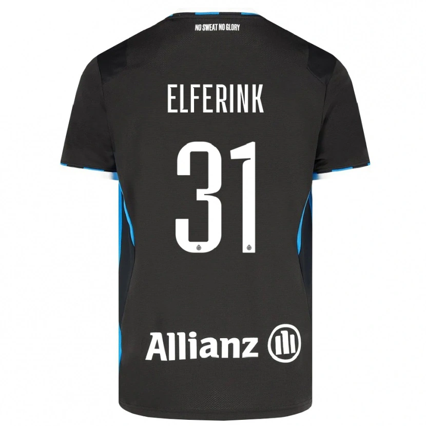 Danxen Criança Camisola Marie Elferink #31 Preto Vermelho Azul Principal 2026/27 Camisa Brasil