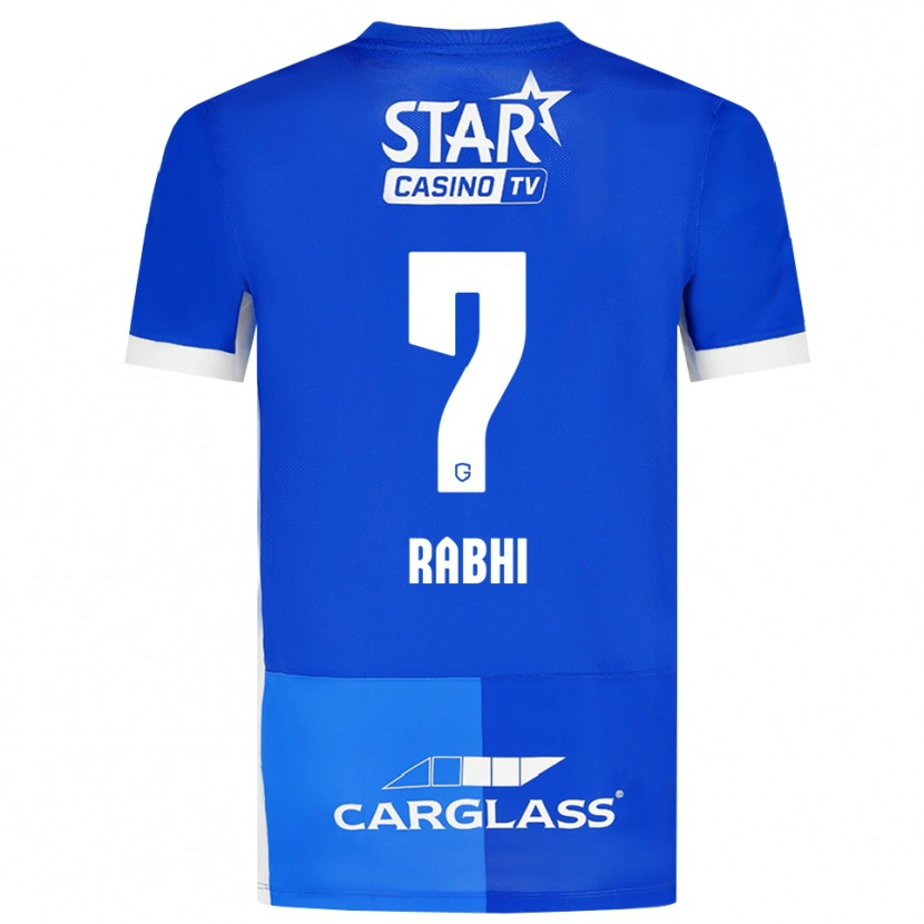 Danxen Criança Camisola Ayman Rabhi #7 Mediumblue Royalblue Branco Principal 2026/27 Camisa Brasil