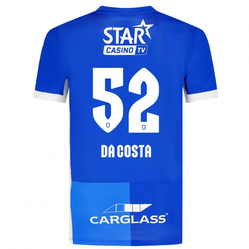 Danxen Criança Camisola Wilson Da Costa #52 Mediumblue Royalblue Branco Principal 2026/27 Camisa Brasil
