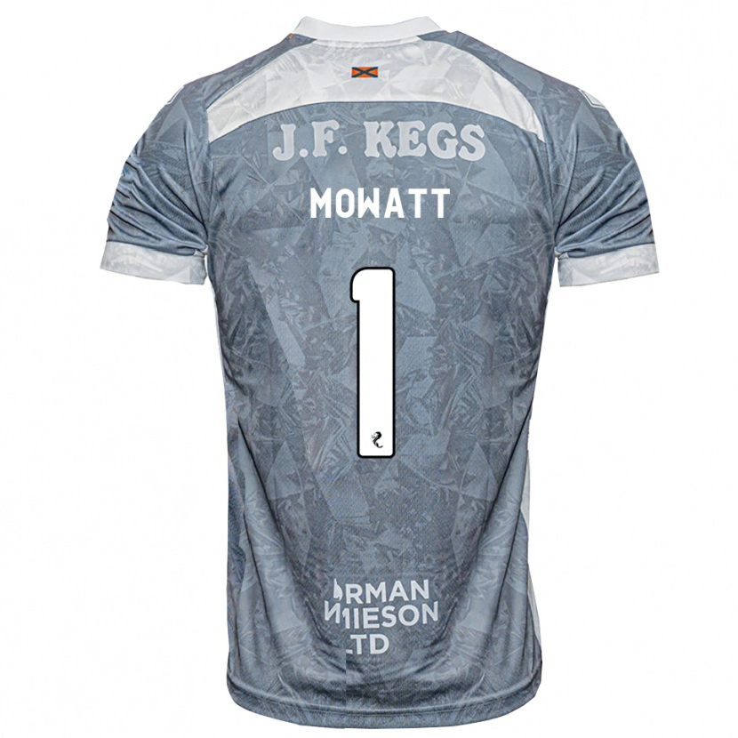 Danxen Criança Camisola Beth Mowatt #1 Cinza Ardósia Claro Alternativa 2026/27 Camisa Brasil