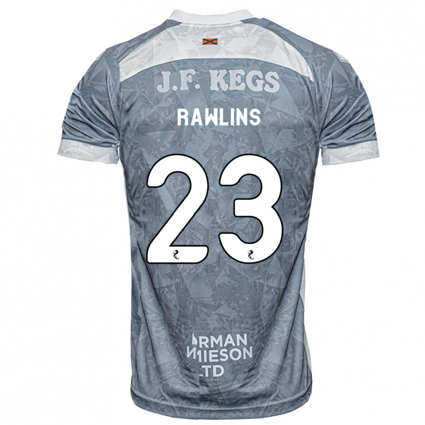 Danxen Criança Camisola Joshua Rawlins #23 Cinza Ardósia Claro Alternativa 2026/27 Camisa Brasil