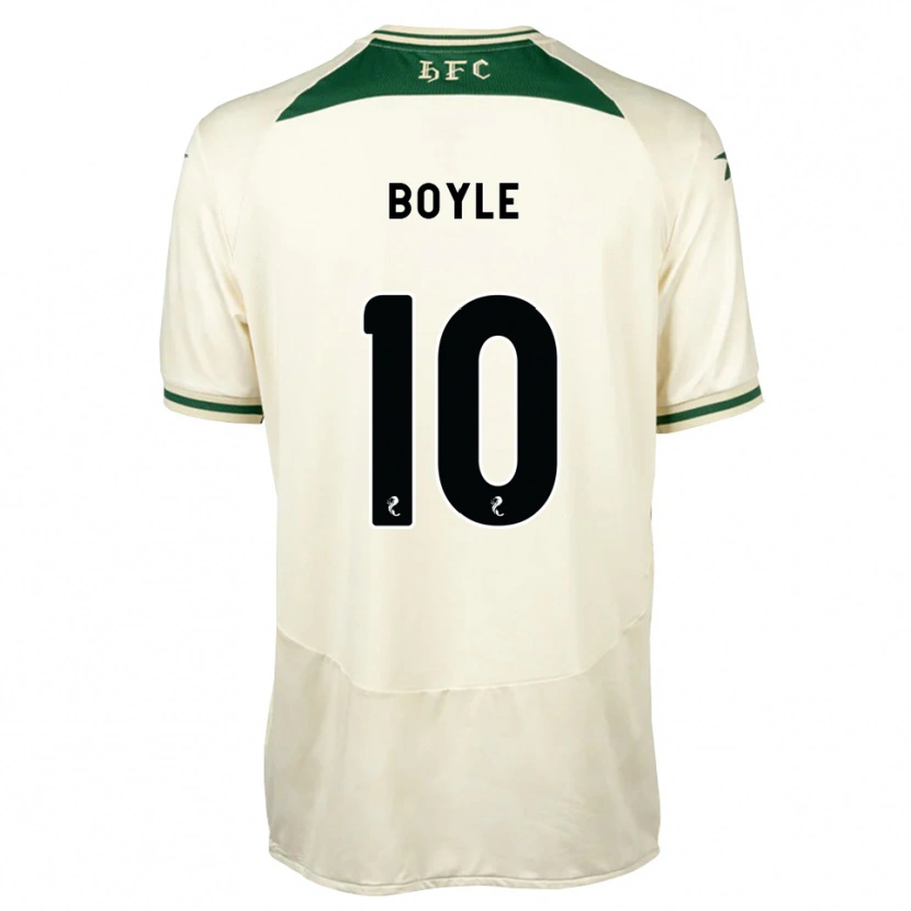 Danxen Criança Camisola Martin Boyle #10 Branco Floresta Alternativa 2026/27 Camisa Brasil