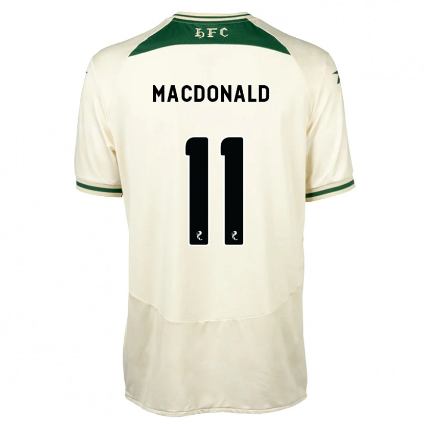 Danxen Criança Camisola Callum Macdonald #11 Branco Floresta Alternativa 2026/27 Camisa Brasil
