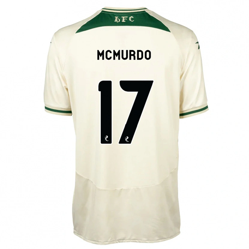 Danxen Criança Camisola Jamie Mcmurdo #17 Branco Floresta Alternativa 2026/27 Camisa Brasil