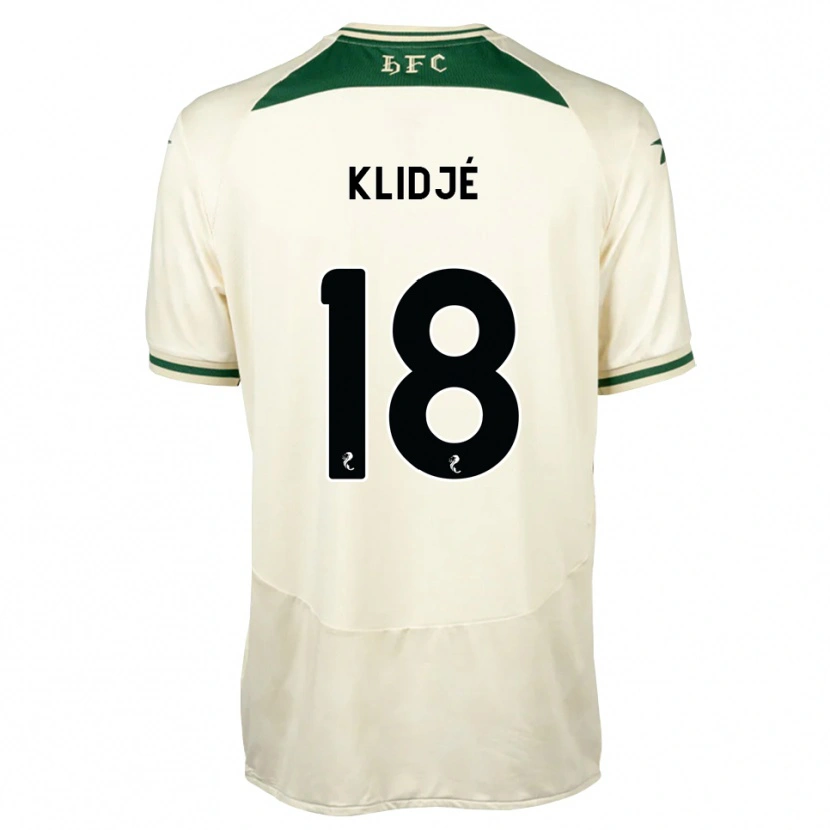 Danxen Criança Camisola Thibault Klidjé #18 Branco Floresta Alternativa 2026/27 Camisa Brasil