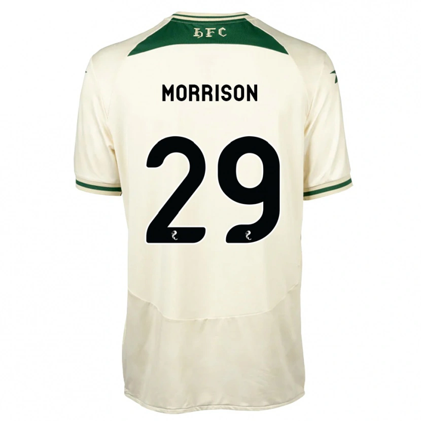 Danxen Criança Camisola Kirsty Morrison #29 Branco Floresta Alternativa 2026/27 Camisa Brasil