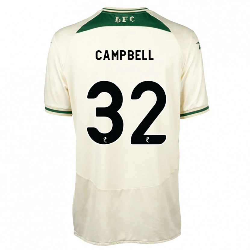 Danxen Criança Camisola Josh Campbell #32 Branco Floresta Alternativa 2026/27 Camisa Brasil