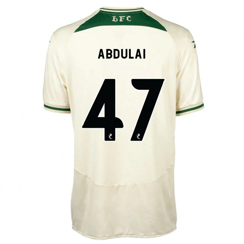 Danxen Criança Camisola Azeem Abdulai #47 Branco Floresta Alternativa 2026/27 Camisa Brasil
