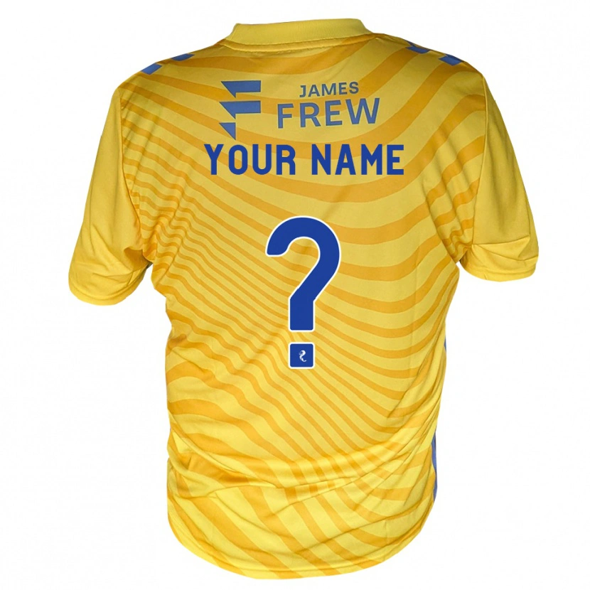 Danxen Criança Camisola Seu Nome #0 Azul Real Amarelo Alternativa 2026/27 Camisa Brasil