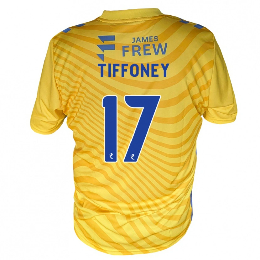 Danxen Criança Camisola Scott Tiffoney #17 Azul Real Amarelo Alternativa 2026/27 Camisa Brasil