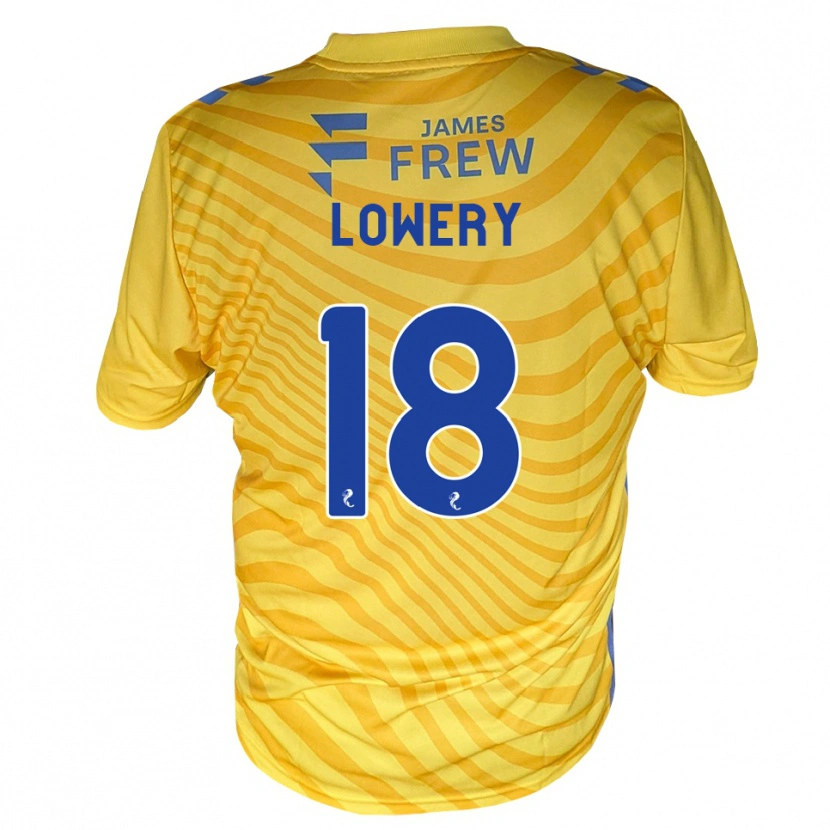 Danxen Criança Camisola Tom Lowery #18 Azul Real Amarelo Alternativa 2026/27 Camisa Brasil