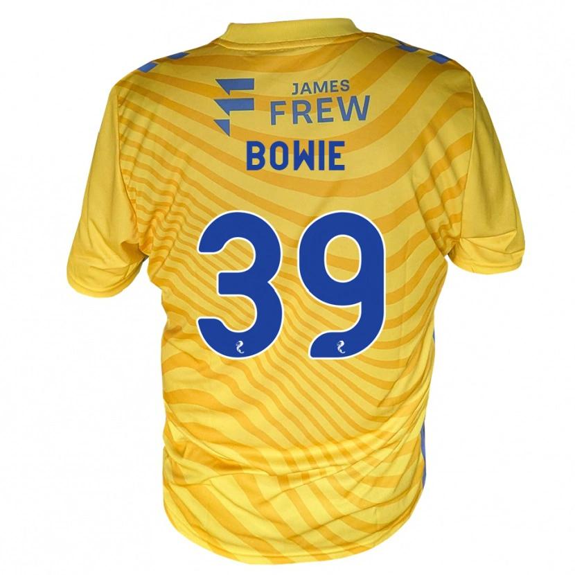 Danxen Criança Camisola Euan Bowie #39 Azul Real Amarelo Alternativa 2026/27 Camisa Brasil