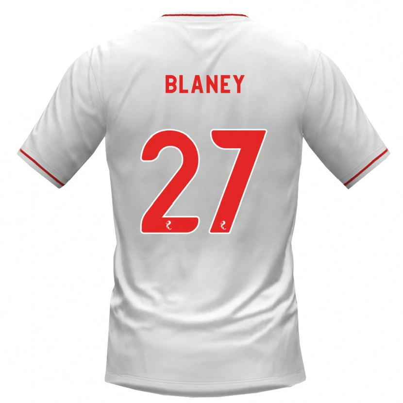 Danxen Criança Camisola Shane Blaney #27 Branco Vermelho Alternativa 2026/27 Camisa Brasil