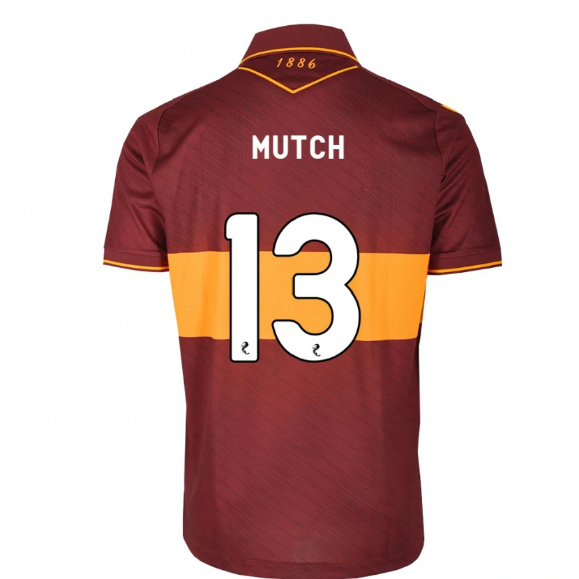 Danxen Criança Camisola Emily Mutch #13 Laranja Marrom Alternativa 2026/27 Camisa Brasil