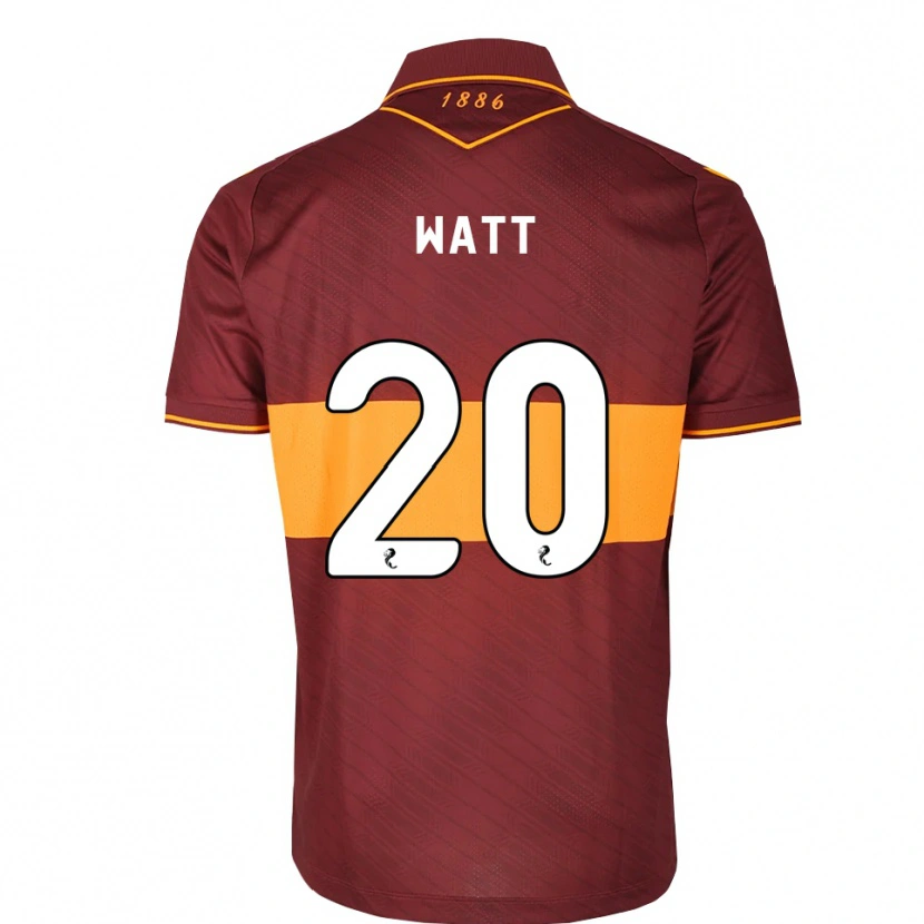Danxen Criança Camisola Elliot Watt #20 Laranja Marrom Alternativa 2026/27 Camisa Brasil