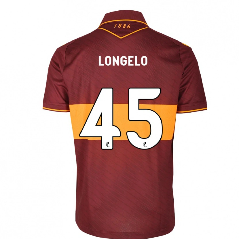Danxen Criança Camisola Emmanuel Longelo #45 Laranja Marrom Alternativa 2026/27 Camisa Brasil