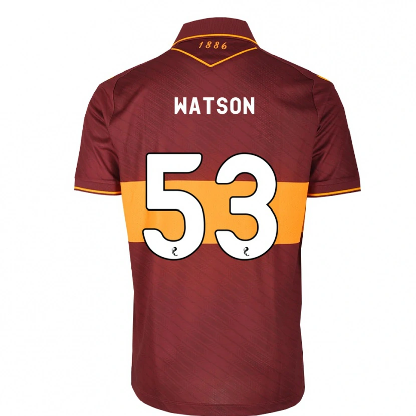 Danxen Criança Camisola Blane Watson #53 Laranja Marrom Alternativa 2026/27 Camisa Brasil