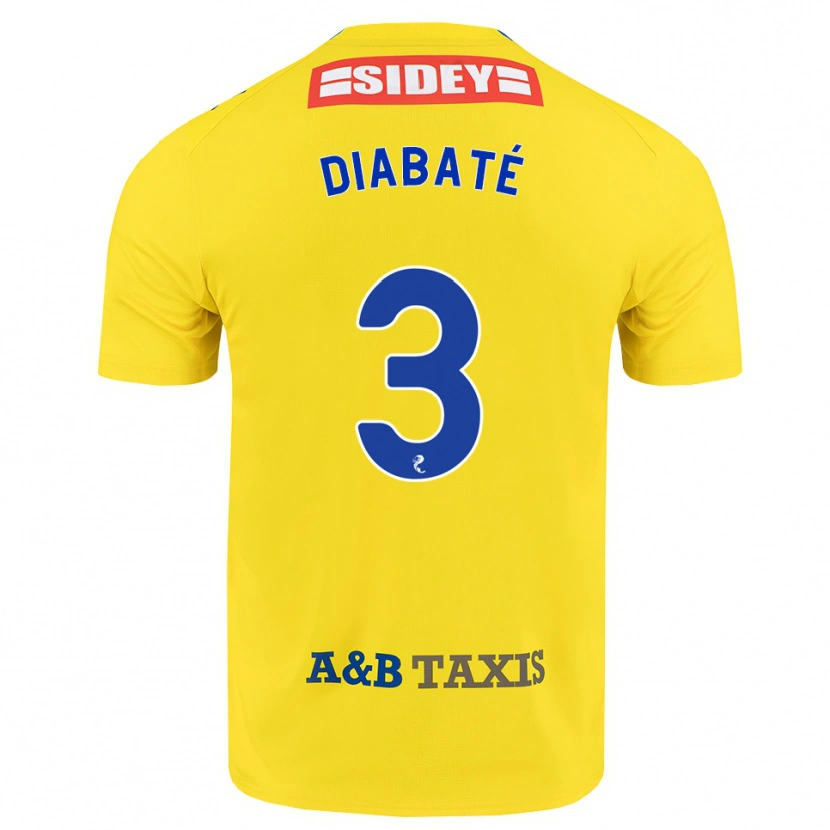 Danxen Criança Camisola Cheick Diabaté #3 Amarelo Azul Preto Alternativa 2026/27 Camisa Brasil