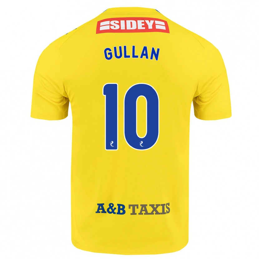 Danxen Criança Camisola Jamie Gullan #10 Amarelo Azul Preto Alternativa 2026/27 Camisa Brasil