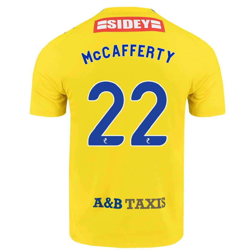 Danxen Criança Camisola Eirinn Mccafferty #22 Amarelo Azul Preto Alternativa 2026/27 Camisa Brasil