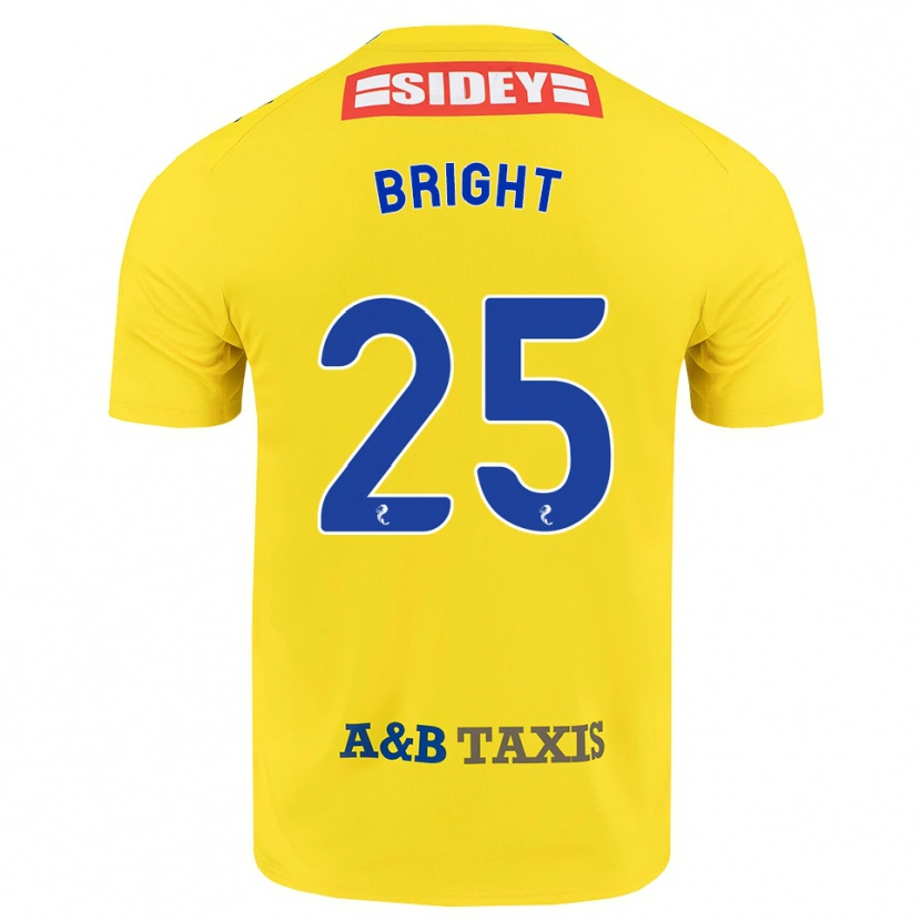 Danxen Criança Camisola Scott Bright #25 Amarelo Azul Preto Alternativa 2026/27 Camisa Brasil