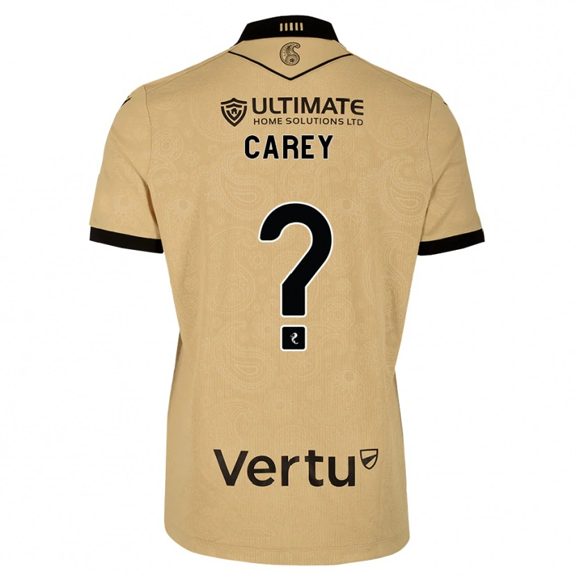 Danxen Criança Camisola Owen Carey #0 Madeira Queimada Preto Alternativa 2026/27 Camisa Brasil