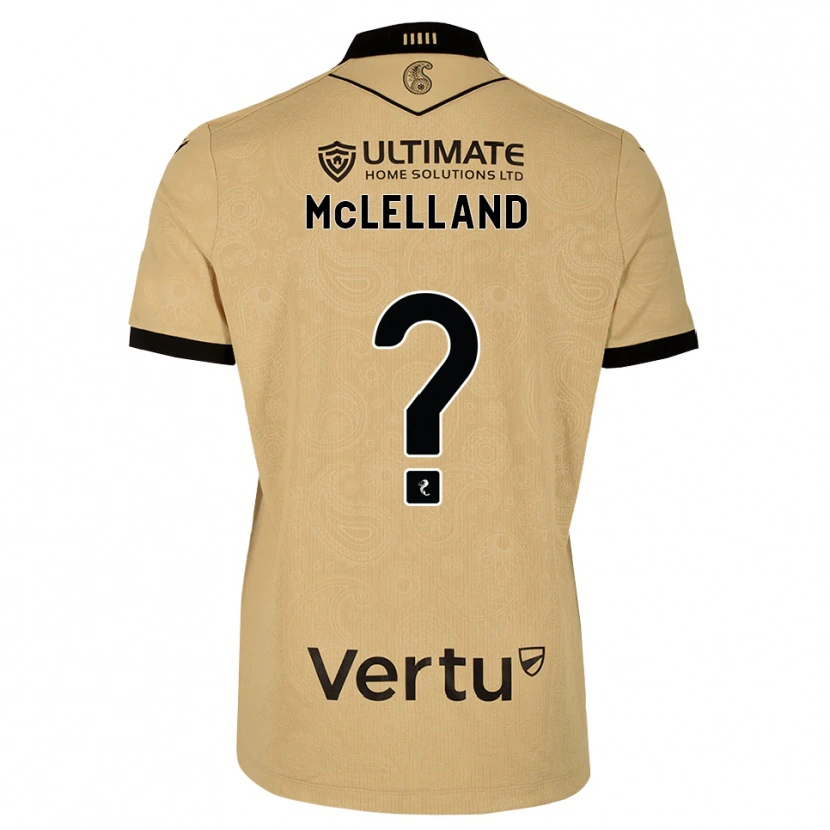 Danxen Criança Camisola Kenzie Mclelland #0 Madeira Queimada Preto Alternativa 2026/27 Camisa Brasil