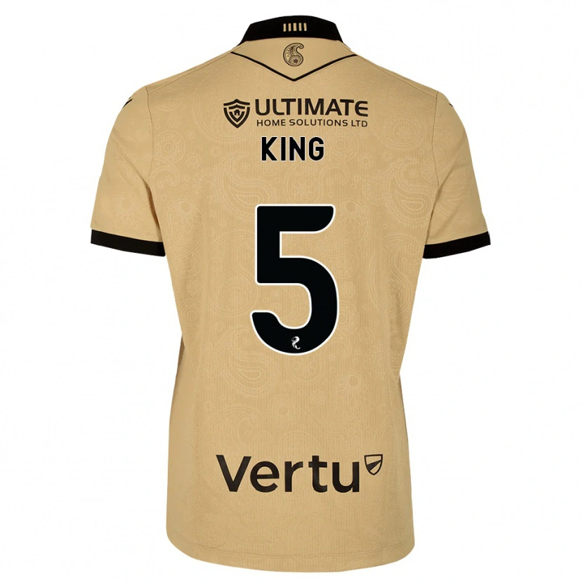 Danxen Criança Camisola Richard King #5 Madeira Queimada Preto Alternativa 2026/27 Camisa Brasil