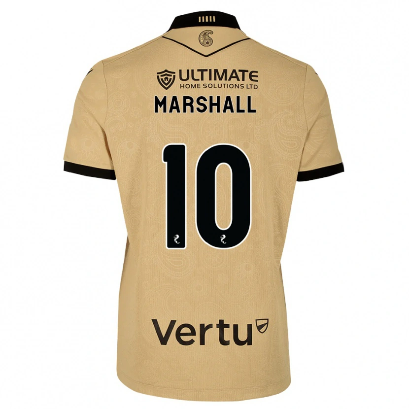 Danxen Criança Camisola Lewis Marshall #10 Madeira Queimada Preto Alternativa 2026/27 Camisa Brasil
