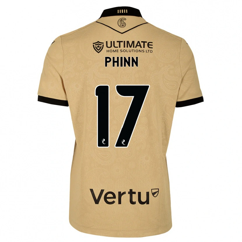 Danxen Criança Camisola Shaun Phinn #17 Madeira Queimada Preto Alternativa 2026/27 Camisa Brasil