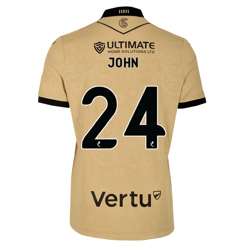 Danxen Criança Camisola Declan John #24 Madeira Queimada Preto Alternativa 2026/27 Camisa Brasil