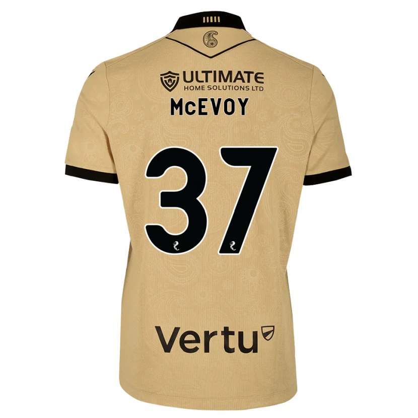 Danxen Criança Camisola Carrick Mcevoy #37 Madeira Queimada Preto Alternativa 2026/27 Camisa Brasil