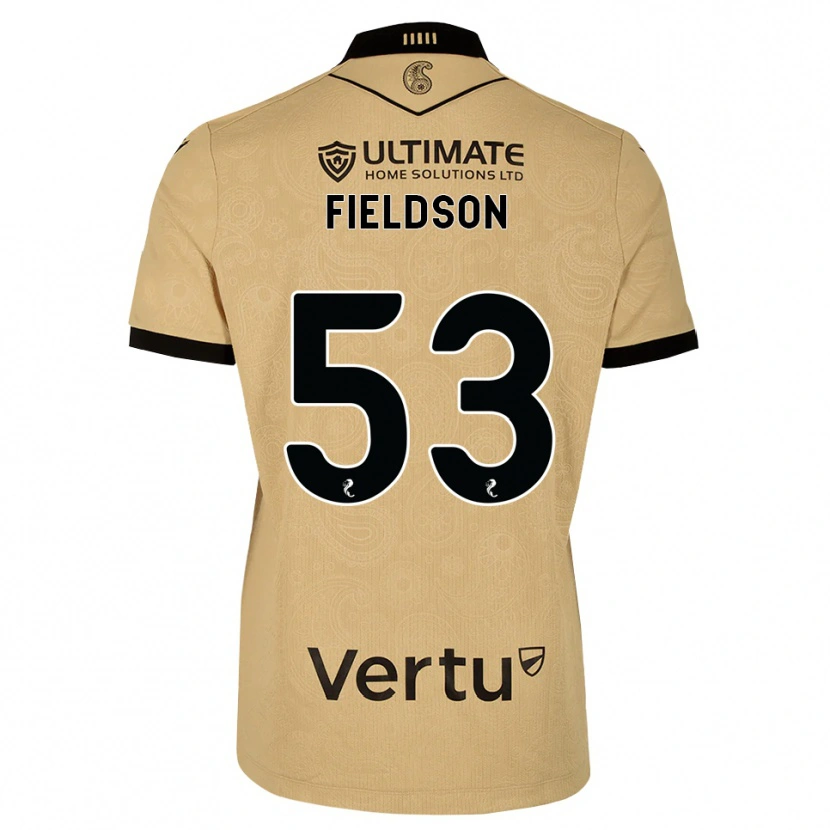 Danxen Criança Camisola Henry Fieldson #53 Madeira Queimada Preto Alternativa 2026/27 Camisa Brasil