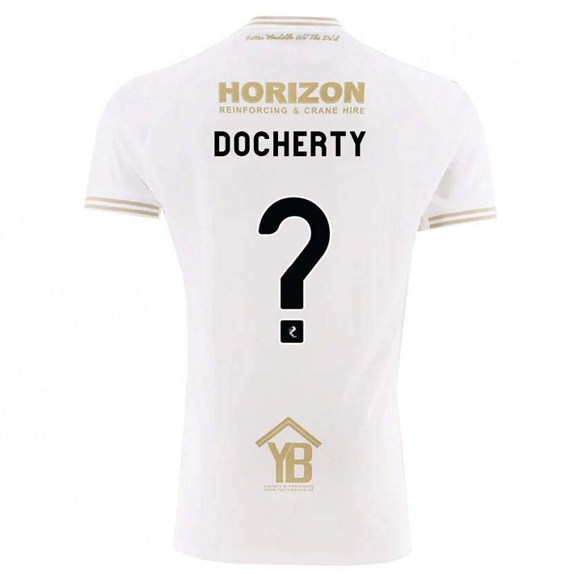 Danxen Criança Camisola Rachel Docherty #0 Trigo Branco Alternativa 2026/27 Camisa Brasil