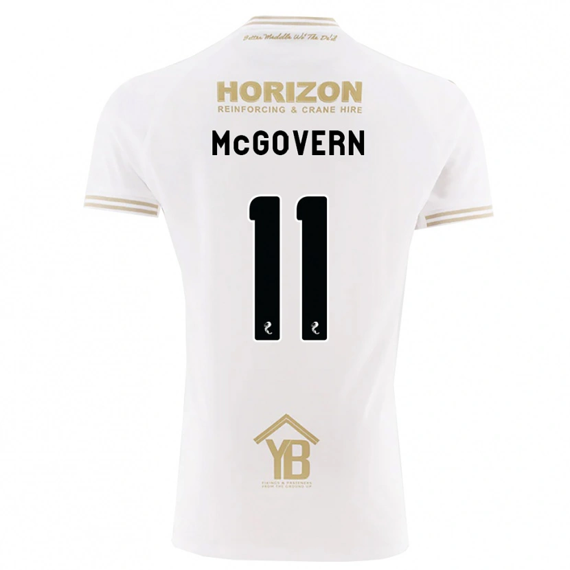 Danxen Criança Camisola Paul Mcgovern #11 Trigo Branco Alternativa 2026/27 Camisa Brasil