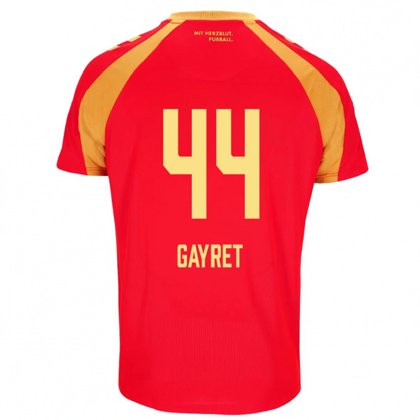 Danxen Criança Camisola Timur Gayret #44 Vermelho Laranja Preto Alternativa 2026/27 Camisa Brasil